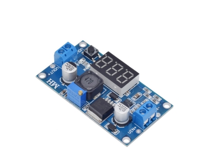 LM2596 DC Buck Step Down Power Converter Module DC/DC 4.0~40V to 1.25-37V 2A Adjustable Voltage Regulator With LED Voltmeter