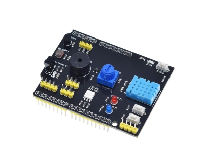 DHT11 LM35 Temperature Humidity Sensor Multifunction Expansion Board Adapter  RGB LED IR Receiver Buzzer I2C