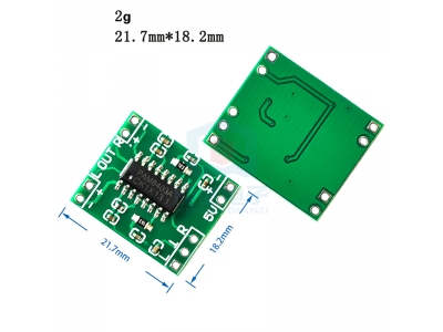 PAM8403 Super mini digital amplifier board 2 * 3W Class D digital amplifier board efficient 2.5 to 5V USB power supply